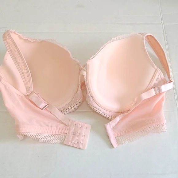 Jessica Simpson Women's Full Figure Bra Underwire Padded Peach Size 40D - Picture 5 of 7